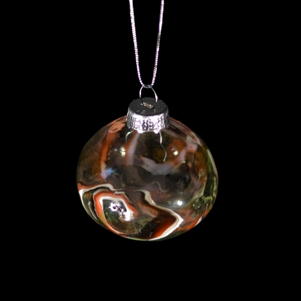 boules-de-noel twist violet orange