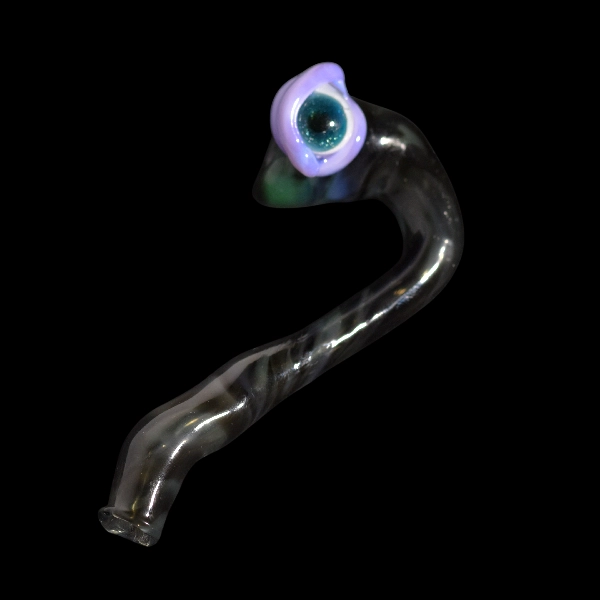 Pipe sherlock en verre - modèle  purple eyes