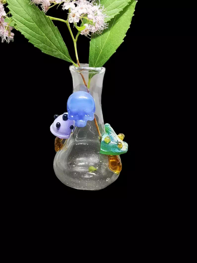 décoration en verre soufflé - modèle vase Aztec 2