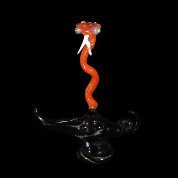 figurine en verre soufflé - modèle genius snake