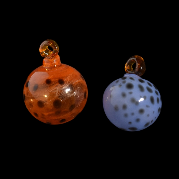 boules de Noël en verre soufflé - modèle grenouille tropical