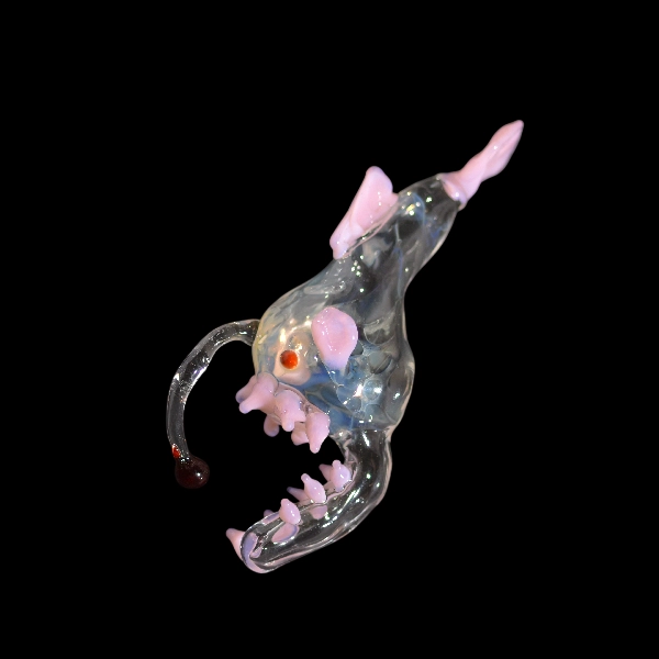 figurine en verre soufflé - modèle Diable noir des mers