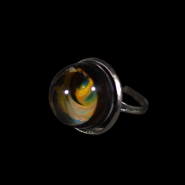 bague en verre vent stellaire