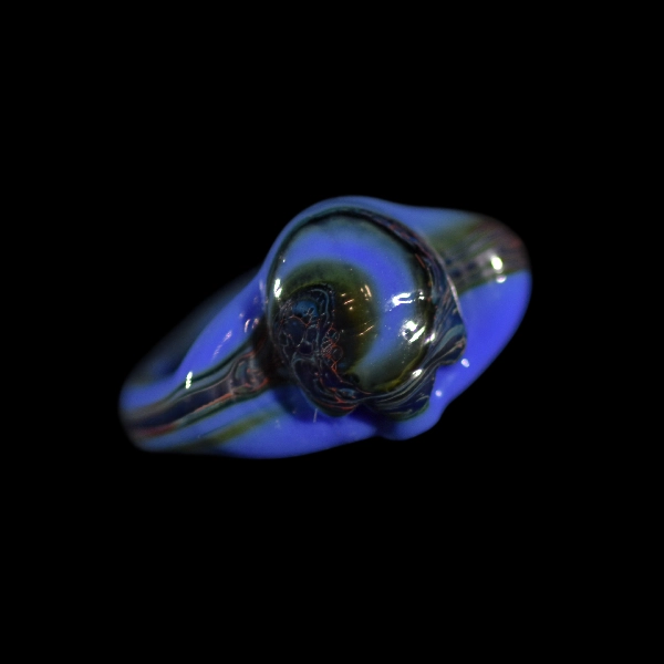 bague en verre scarabée saturne