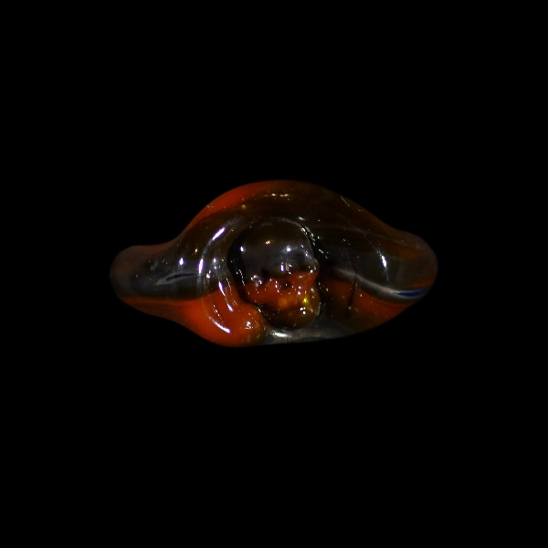 bague en verre skull mars