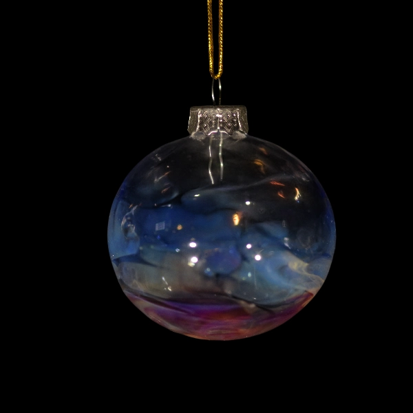 boules de Noël en verre - aurore sea