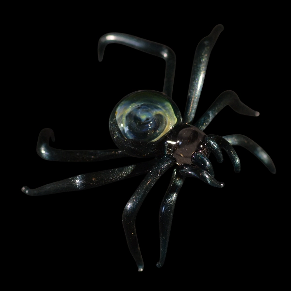 figurine en verre spider space